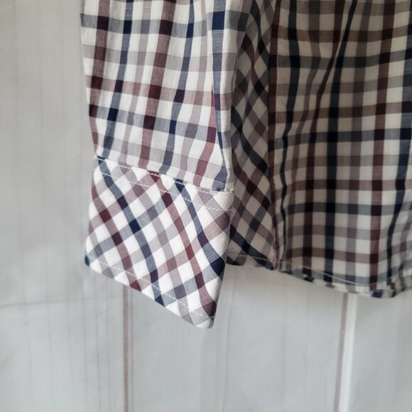 Buckle JB Holt Men’s XL Western Plaid Button-down Long Sleeve Shirt, 100% Cotton - Picture 2 of 11